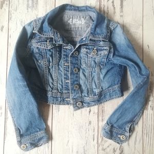 Girls Cropped Denim Jacket 7/8